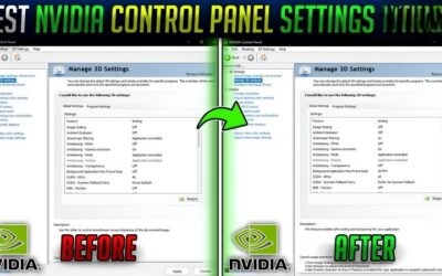 best nvidia control panel settings for gaming