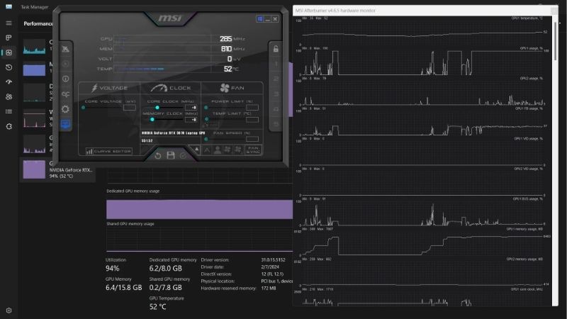 gpu not using full power