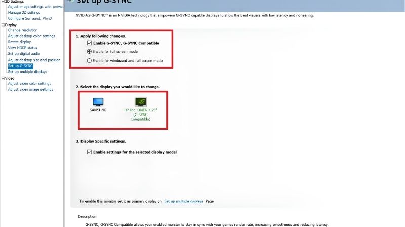 How To Enable G Sync