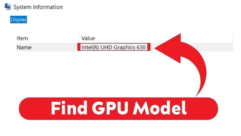 How To Find Gpu Model