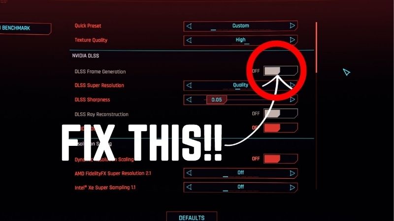 How To Turn On Frame Generation