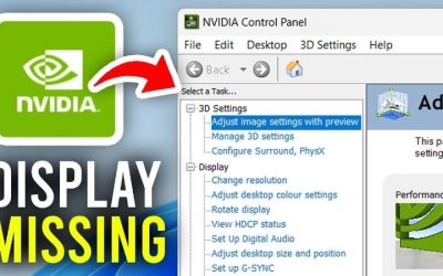 Nvidia Control Panel Missing: Causes, Fixes, and Top Tools