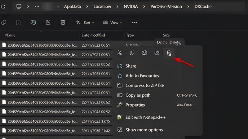 nvidia dxcache