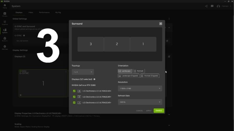 nvidia surround