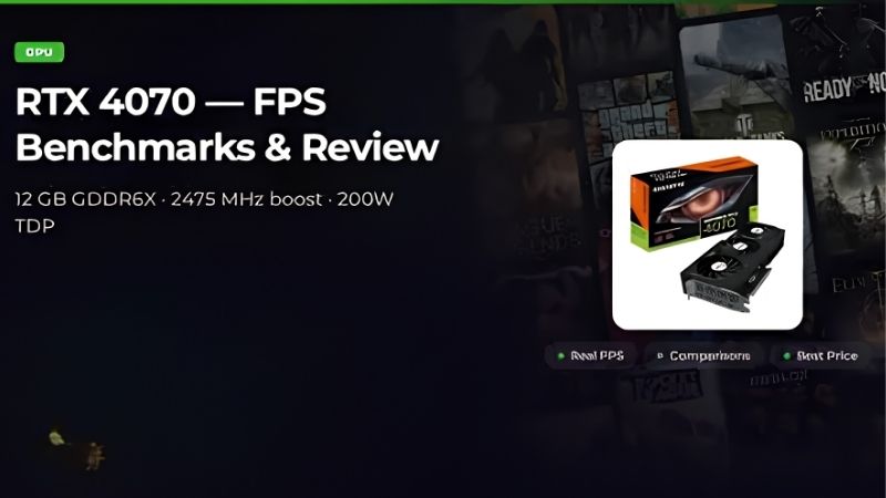 RTX 4070 Cyberpunk FPS: Real Benchmarks and Best Settings
