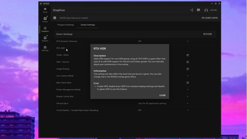 RTX Dynamic Vibrance: What It Is and How to Use It