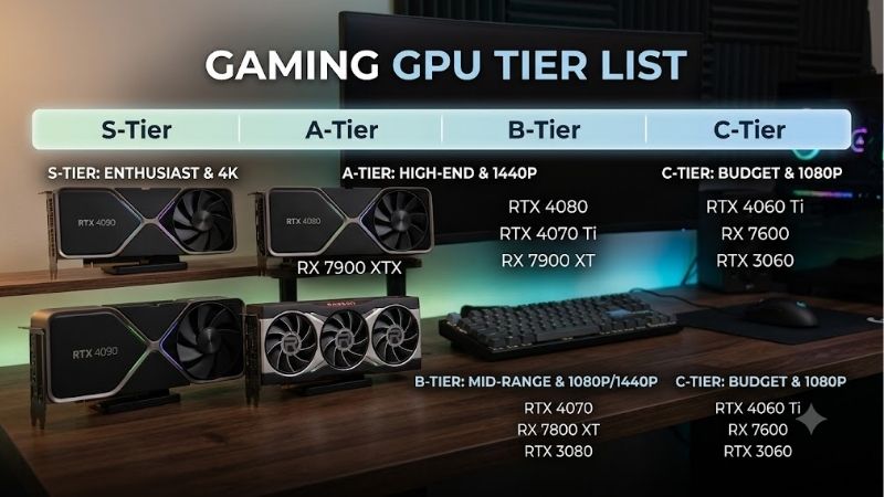 Evaluating the Current Landscape of the Gaming Gpu Tier List