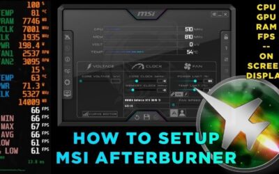 MSI Afterburner How to Show FPS On-Screen (Easy Way)