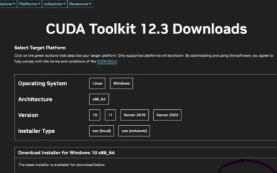 NVIDIA CUDA Toolkit Download Page: Install It the Right Way