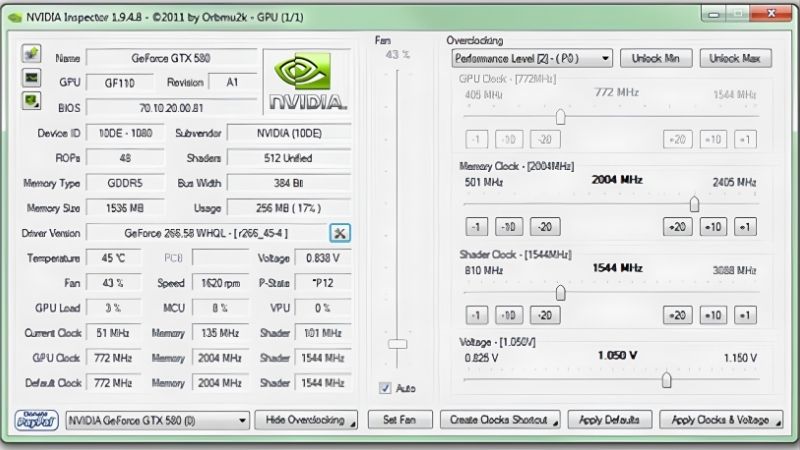 Nvidia Driver Inspector Review: Tweak Your GPU Safely