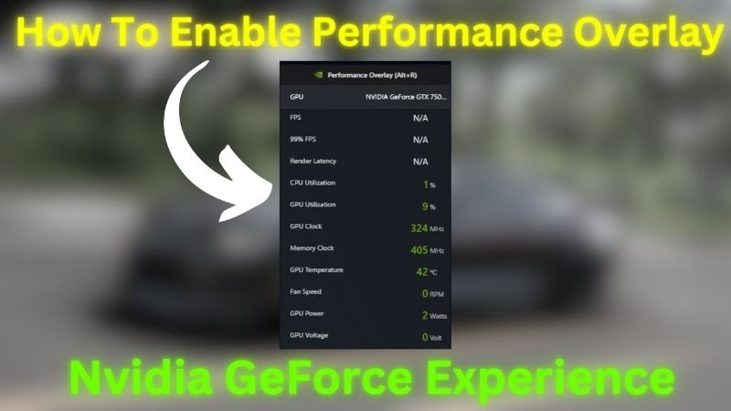 NVIDIA Performance Overlay: How to Show FPS and Stats