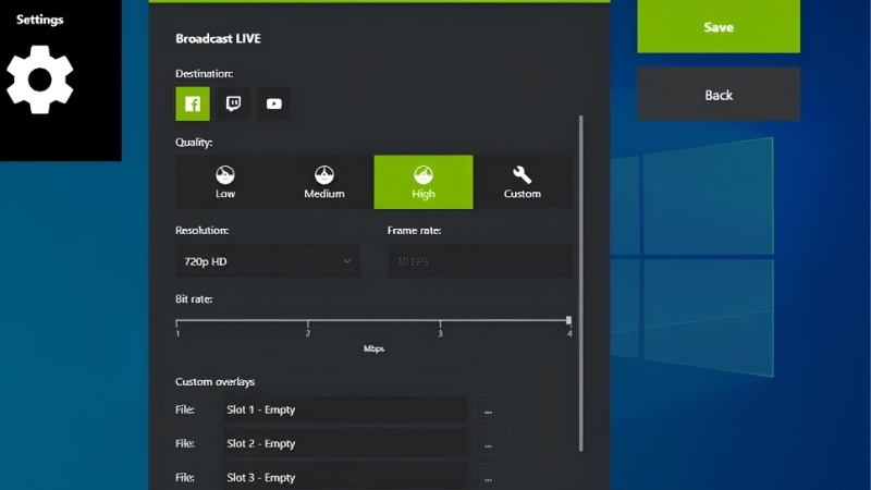 NVIDIA ShadowPlay Settings: Best Values for Clean Clips