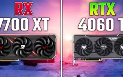 RX 7700 XT vs 4060 Ti: 12GB Raster or DLSS and Frame Gen?