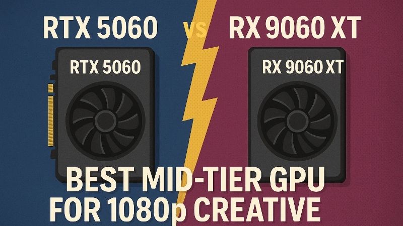 RX 9060 XT vs RTX 5060: Which Is the Better 1080p Value?