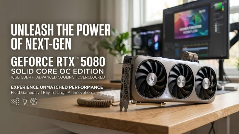 Zotac Solid Core Oc Geforce RTX 5080 16gb Review (2026) Zotac Solid Core Oc Geforce RTX 5080 16gb Review (2026)