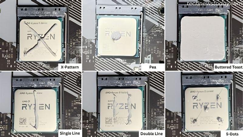 How the Best Thermal Paste Patterns Actually Behave
